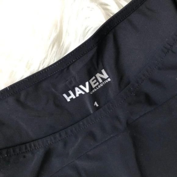 Haven Collective Black Short Sleeve Active Top - Picture 4 of 5